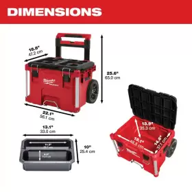 313050625681 MILWAUKEE Modular Rolling Tool Box Storage #2