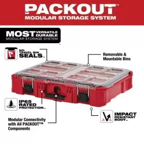 11-COMPARTMENT MILWAUKEE Organizer Storage Impact Top #2