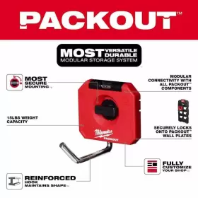 48-22-8328 MILWAUKEE Packout Single Straight Hook Tool Holder #2