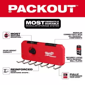 48-22-8329 MILWAUKEE Packout Rack Tool Holder Modular Storage #2