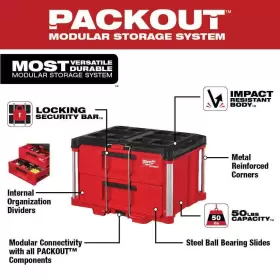 48-22-8442-48-22-8429 MILWAUKEE Packout Tool Box Locking Bar #2