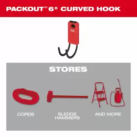 4987720 MILWAUKEE Packout Curved Hook #3