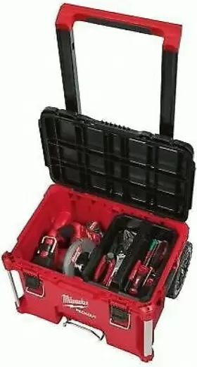 6569 MILWAUKEE Packout Rolling Tool Box Modular Storage #3