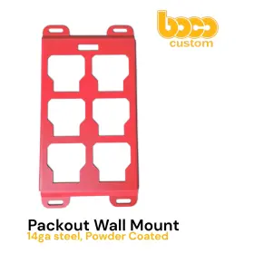 MS10PRED MILWAUKEE Mount Packout Half Wall Plate Powder Steel