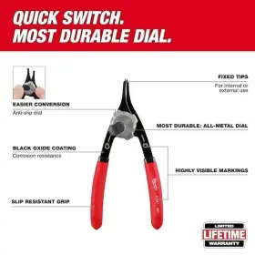 48-22-6537 MILWAUKEE TOOL Retaining Ring Plier Tip #2