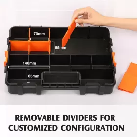 689848740028 MIXPOWER Toolbox Organizer Dividers Pla #3