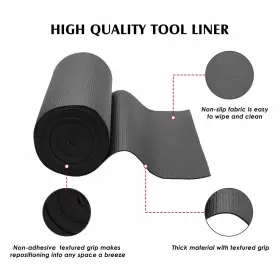 750139058549 MIXPOWER Tool Box Liner Drawer Slip Foam Rubber #3
