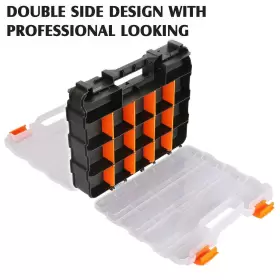 34-COMPARTMENTS MIXPOWER Double Organizer Impact Polymer #2