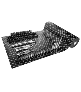 812296030094 MOD-BOX Printed Tool Liner Feet Diamond Plate