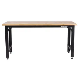 067472234470 MONTEZUMA Steel Solid Wood Workbench Station