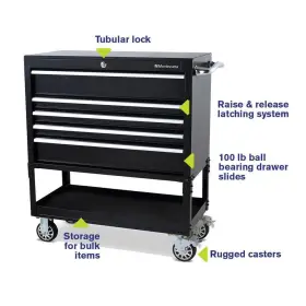 BK3605UC MONTEZUMA Tool Carts Steel Utility Storage #2