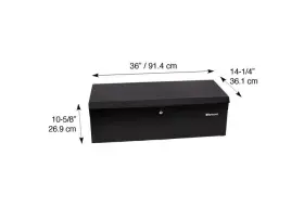 MKDB36B MONTEZUMA Steel Lockable Tool Storage Utility Box