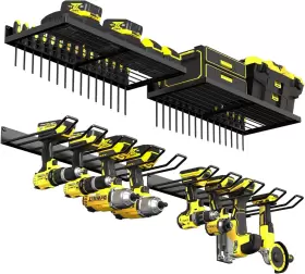 689851370540 MOOMSINE Power Tool Organizer Wall Cordless #2