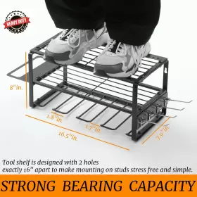 VES2080 MOOMSINE Power Tool Organizer Utility Rack Alloy #2