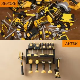 VES2080 MOOMSINE Power Tool Organizer Utility Rack Alloy #3
