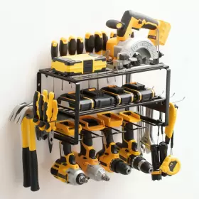 VES2080 MOOMSINE Power Tool Organizer Utility Rack Alloy