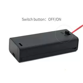 LD1025 MULTICOLOREDLED Battery Holder Switch Wire Leads #3