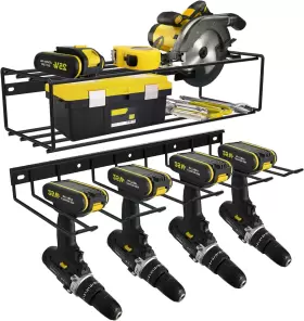 689743338436 POWER Tool Organizer Storage Rack Cordless Drill