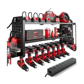 666186845363 NACIAL Power Tool Organizer Charging Station