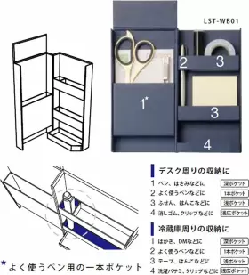 902205912118 NAKABAYASHI Tool Organizer Wall Box #3