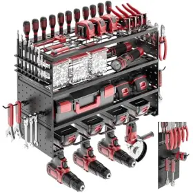 NN250725 NANI Power Tool Organizer Wall Mount Drills Holder