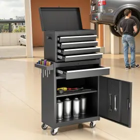 CLARK-TC-00001-LWJ NICBEX Rolling Tool Chest Drawers Lockable