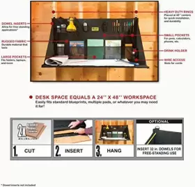 WS3800 NIELSEN PRODUCTS Plan Station Pro Desk Workbench #3