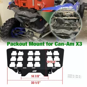 NI-C1363 NIXFACE Packout Mount Am Powder Coated Steel