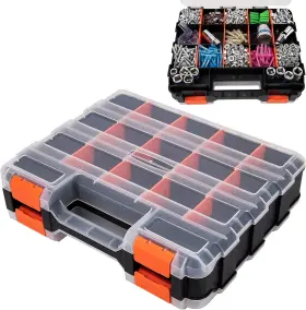 445025071070 ORGANIZER Screw Double Storage Box