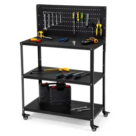 HK-8100 OLBRUS Workbench Steel Bench Pegboard