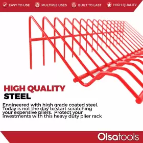 628055856221 OLSA TOOLS Plier Rack Organizer Tool Box Drawer #2