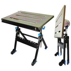 843774190634 OLYMPIA TOOLS Welding Table Wheels Steel Stand