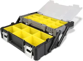 89-709 OLYMPIA TOOLS Cantilever Tool Box Organizer Compartmen
