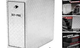91-719 OLYMPIA TOOLS Bed Tool Box Slides Lockable