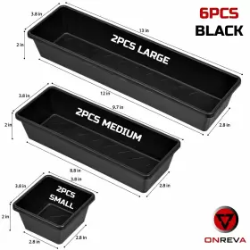 196852210435 ONREVA Tool Box Organizer Tray Divider Set #2