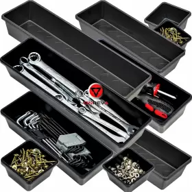196852210435 ONREVA Tool Box Organizer Tray Divider Set