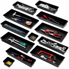 196852271016 ONREVA Tool Box Organizer Tray Divider Set