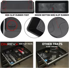 689829326135 ONREVA Tool Box Organizer Tray Set Toolbox Slip #2