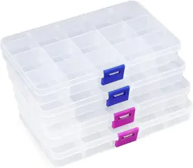 US-OP-BOX-15BA OPRET Girds Bead Organizer Pack Earring Clea