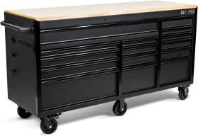 91-408-1119 OTI Mobile Tool Chest Box Solid Wood Top