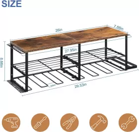 PSHK072 OUMILEN Powertool Organizerdrill Holderwall Shelf #3