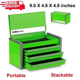 597-95 P.I.T Mini Tool Box Drawer Steel Stackable Magnetic