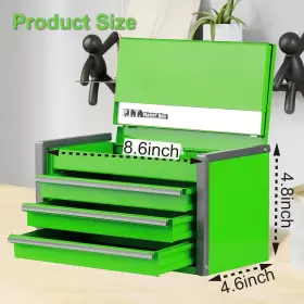 744759133267 P.I.T Mini Tool Box Drawer Steel Magnetic Tab #3