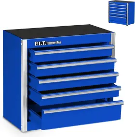 744759282613 P.I.T Mini Tool Box Micro Roll Steel Stackable