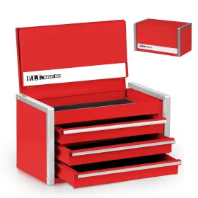E-STC01-09RE P.I.T Mini Tool Box Drawer Steel Stackable Mag
