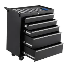 199809453435 PEACEFULHUES Rolling Tool Chest Storage Cabinet