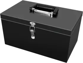 GJX-12 PEASTORM Steel Tool Box Lockable Storage Office