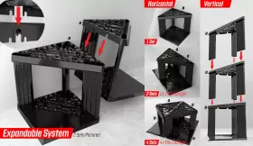 860001408959 PEERBASICS Corner Tool Rack Garage Storage #3