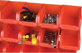 BR15WF PERFORMANCE TOOL Bench Table Top Nuts Bolts Storage #2