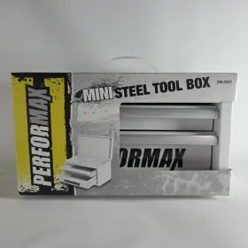 245-2357 PERFORMAX Mini Tool Box Drawers Top Storage Powder